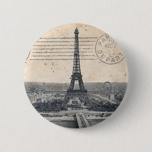  Eiffeltoren Ronde Button 5,7 Cm