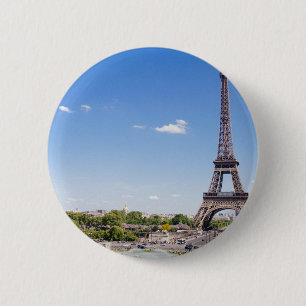 eiffeltoren ronde button 5,7 cm