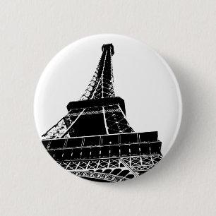 Eiffeltoren Ronde Button 5,7 Cm