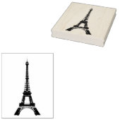 Eiffeltoren Rubber Art Stamp Rubberstempel (Gestempeld)