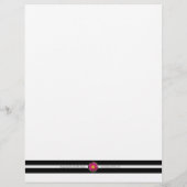 Eiffeltoren 's Nachts - Z/W Flyer (Achterkant)