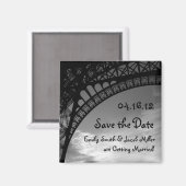 Eiffeltoren Sla de datum magneten (Voorkant / Achterkant)