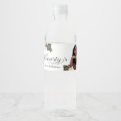 Eiffeltoren Sweet 16 waterflesetiketten. Waterfles Etiket (Voorkant)