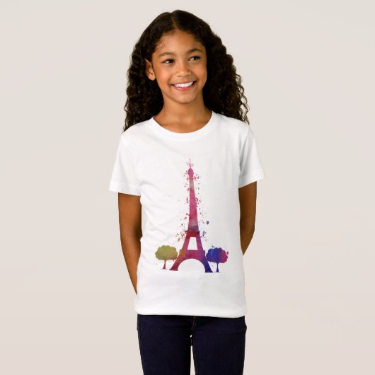 Eiffeltoren T-shirt (Voorkant volledig)