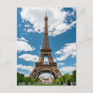 Eiffeltoren uitzicht vanuit Champ de Mars openbaar Briefkaart