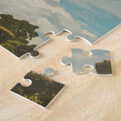 Eiffeltoren van het type briefkaart in Parijs Legpuzzel (Zijkant)