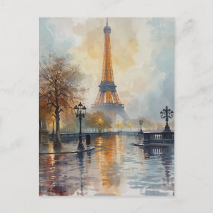 Eiffeltoren van Parijs Briefkaart