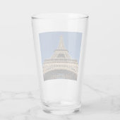 Eiffeltoren van Parijs in Frankrijk Glas (Achterkant)