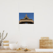 Eiffeltoren van Parijs in Frankrijk Poster (Keuken)