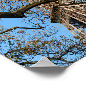 Eiffeltoren van Parijs in het Franse Briefkaart Poster (Hoek)