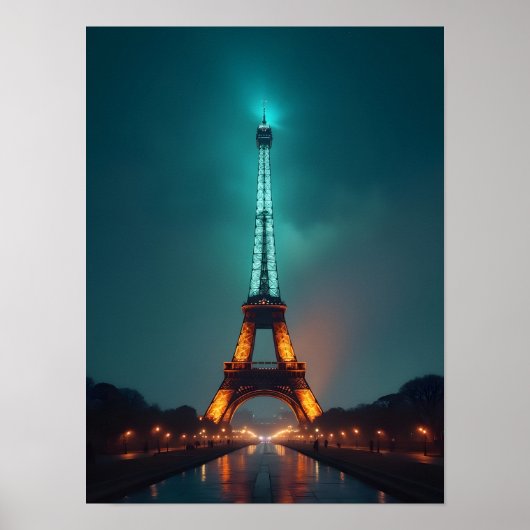 Eiffeltoren van Parijs Poster (Voorkant)