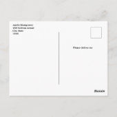 Eiffeltoren vlinder en Roos Hallo patroon Briefkaart (Achterkant)