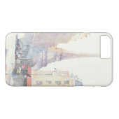 Eiffeltoren | Waterverf Parijs Case-Mate iPhone Case (Achterkant (Horizontaal))