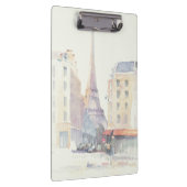 Eiffeltoren | Waterverf Parijs Klembord (Rechts)