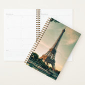 Eiffeltoren werpt kussen op planner (Display)