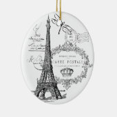 Eiffeltorenkollage Keramisch Ornament (Rechts)