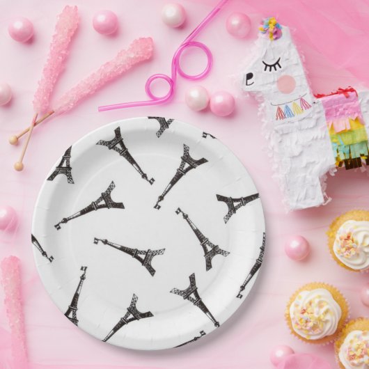 Eiffeltorens Papieren Bordje (Feest)