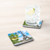 Eiffeltorenschotglas Bier Onderzetter (Rechterzijde)