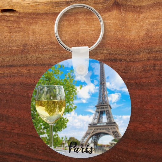 Eiffeltorenschotglas Sleutelhanger (Voorkant)