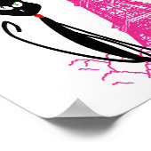 eiffeltortelkatten poster (Hoek)