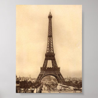 Eiffeltower afdrukken Poster