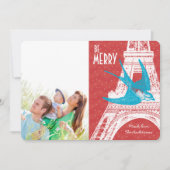  Eiffeltower - kerstkaart (Voorkant)