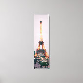 Eiffeltower met lichtverticaal canvas (Voorkant)