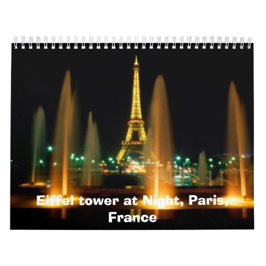 Eiffeltowerkalender Kalender (Hoes)