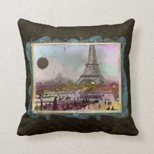  Eiffeltowerscène uit Parijs - Aangepaste piloot Kussen