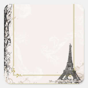Eiffeltowerstickers Labels