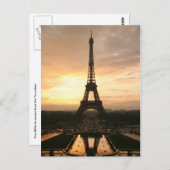 eiffelzonnebrand briefkaart (Voorkant / Achterkant)