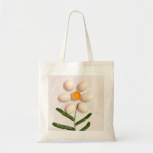 Eigeel Bloem Tote Bag (Voorkant)