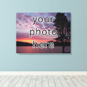 Eigen 24 voor 18 inch canvas afdruk (Insitu (Houten vloer))