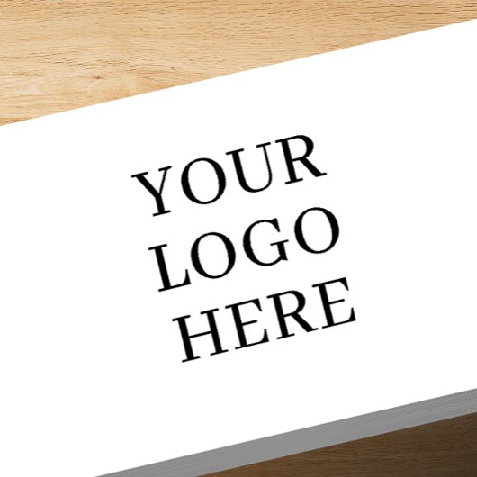 Eigen aangepaste Logo Rubberstempel
