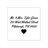 Eigen adres Rubber Stempel (Afrduk)