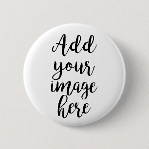 Eigen Afbeelding aanpasbare ronde badge toevoegen Button 5,7 Cm