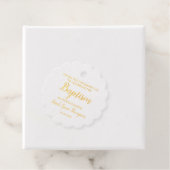 Eigen baasje babymeisje Bedankt Gold Bedankjes Labels (Met doos)