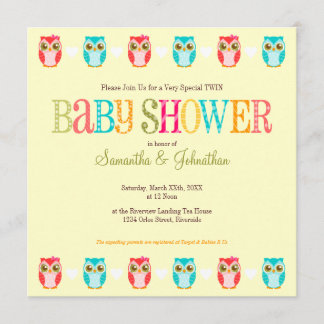 Eigen baby - Een van elk! Twins Shower-uitnodiging Kaart