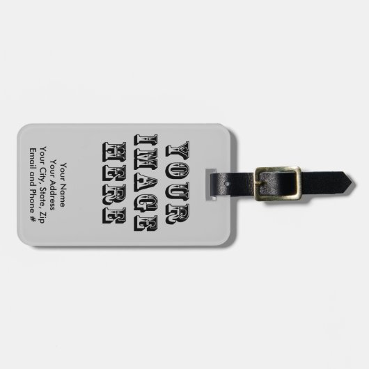 Eigen Bagagelabel (Voorkant horizontaal)