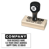 Eigen bedrijfsadres Rubberstempel Rubberstempel (Gestempeld)