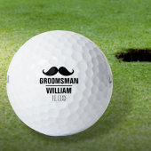 Eigen beste man Groomsman bruideweddenschap Golfballen