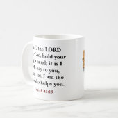 Eigen Bijbelversum De Heer Uw God Koffiemok (Voorkant links)