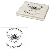 Eigen bijenteelt Honingbijenkruid Rubberstempel Rubberstempel (Gestempeld)
