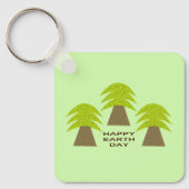 Eigen bomen op de Aarde Sleutelhanger (Voorkant)