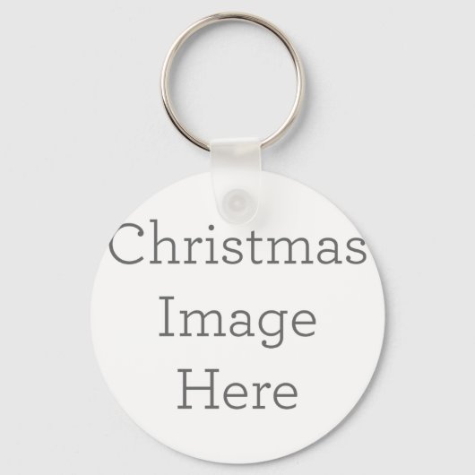 Metalen Cirkel sleutelhangers, 5,1 cm (Voorkant)