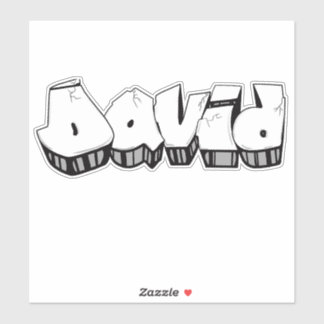 Eigen "David" Graffiti Vinyl Sticker