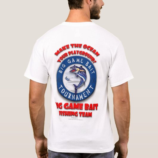 Eigen de oceaan! "Wahoo" T-shirt (Achterkant)