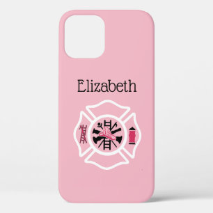 Eigen draagtas voor brandweerlieden iPhone 12 hoesje