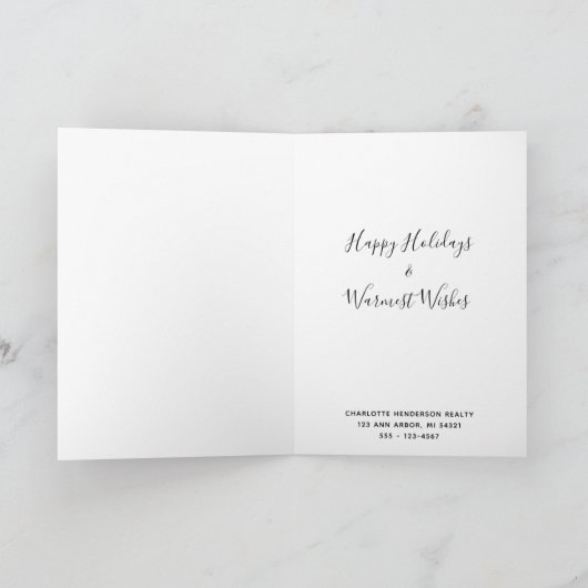 Eigen echte feestdagen kaart (Binnen)