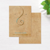 Eigen eigenaar juwelier Ketting display Visitekaartje (Bureau)